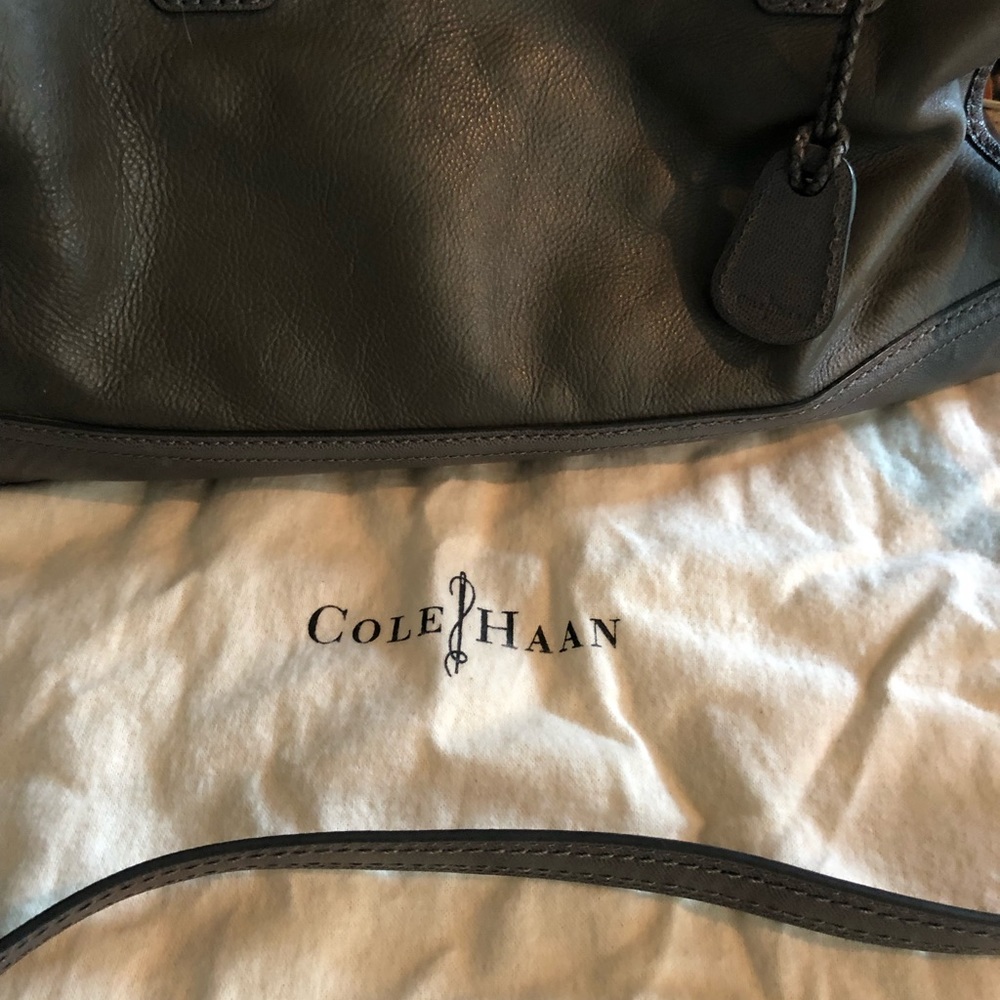 Cole Haan gray purse - Picture 2 of 5